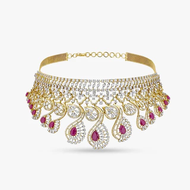 Opulent Sparkle Diamond Necklace