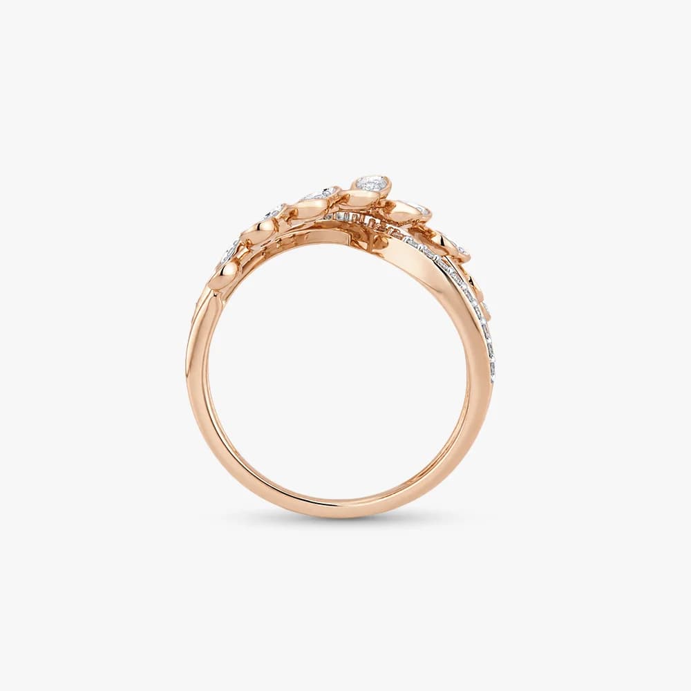 Leaf Cascade Diamond Ring — image 4