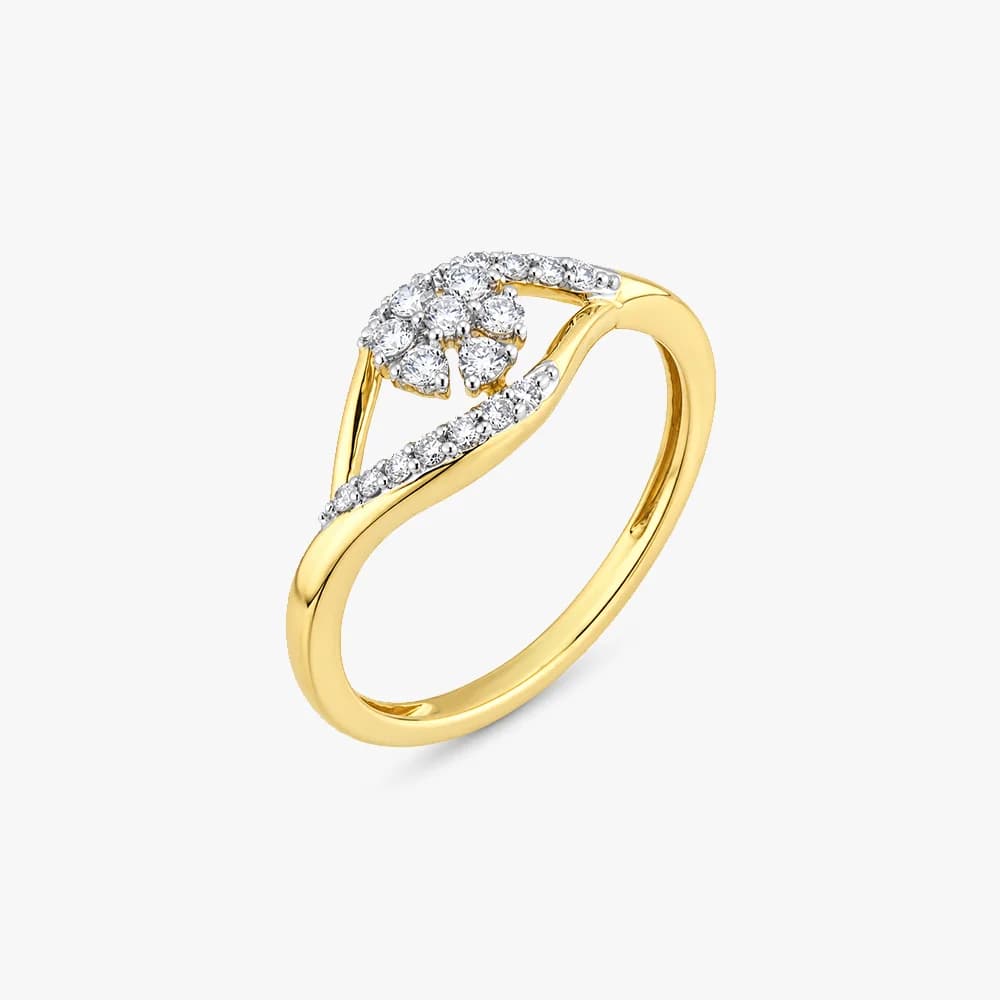 Floral Gleam Diamond Ring — image 1