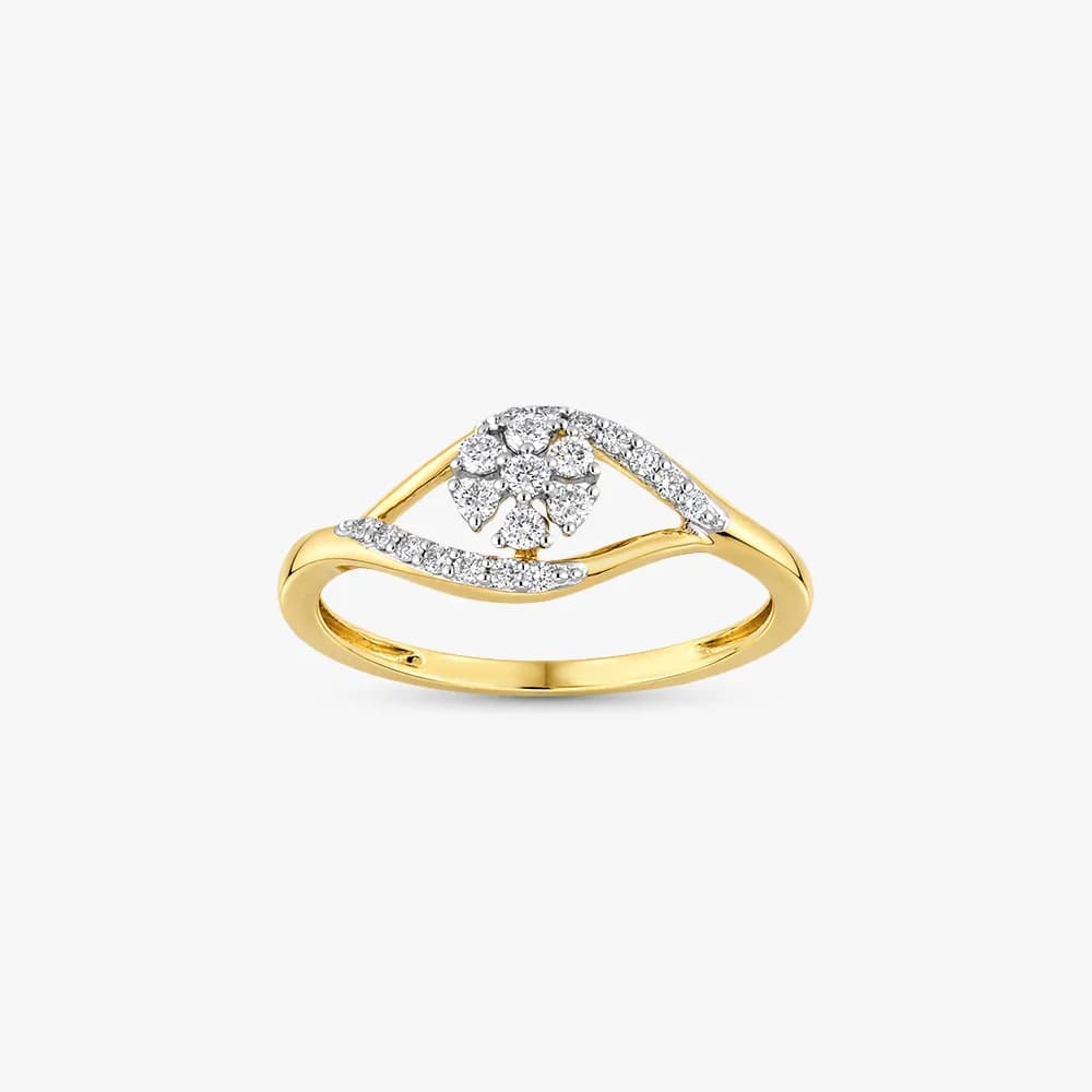 Floral Gleam Diamond Ring — image 2