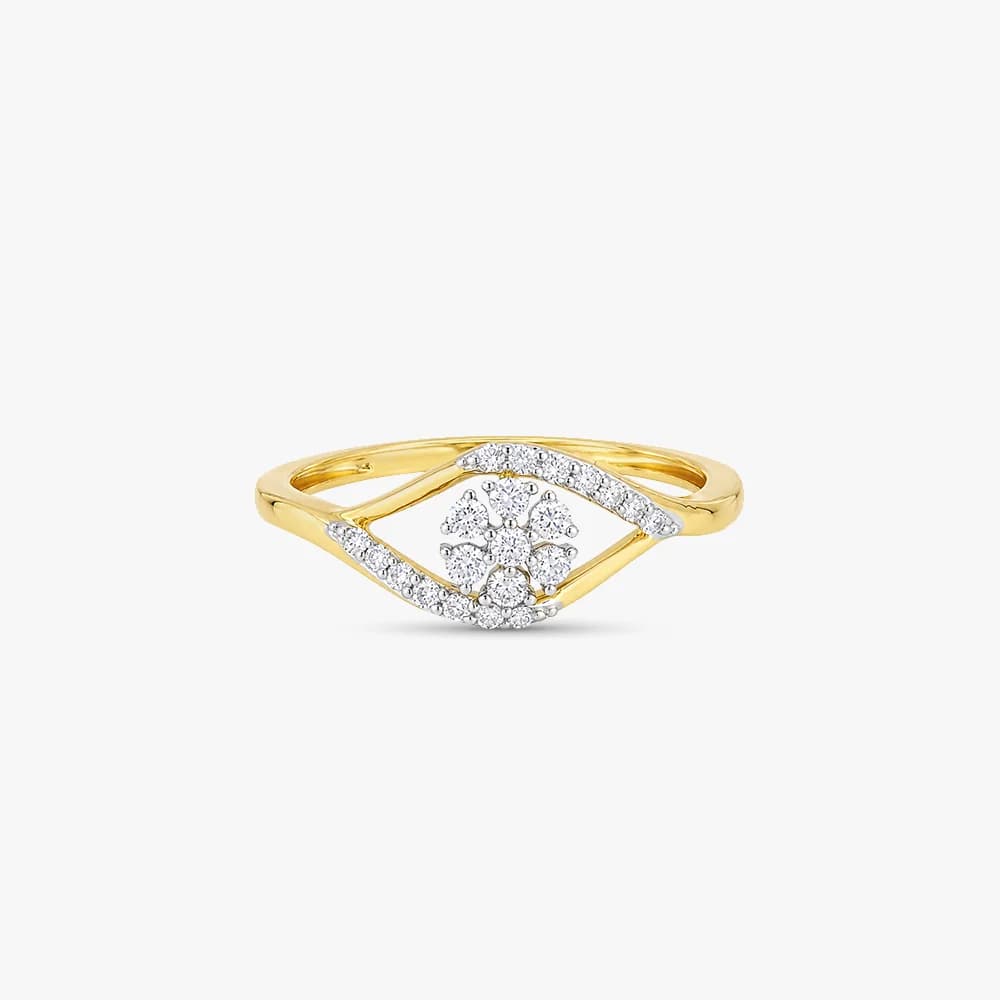 Floral Gleam Diamond Ring — image 3