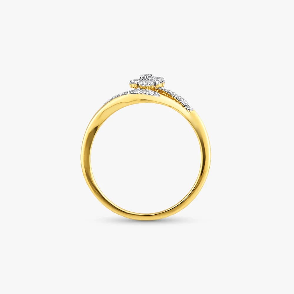 Floral Gleam Diamond Ring — image 4