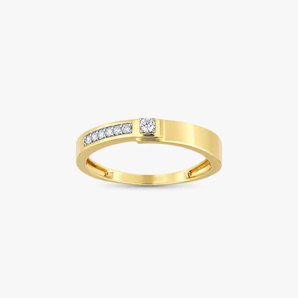 Modern Diamond Band Ring — image 2