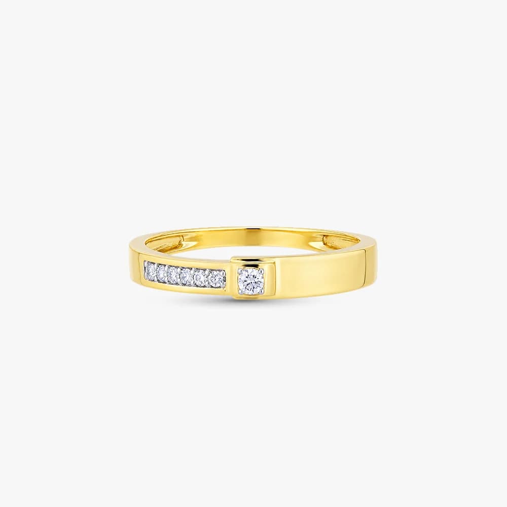 Modern Diamond Band Ring — image 3