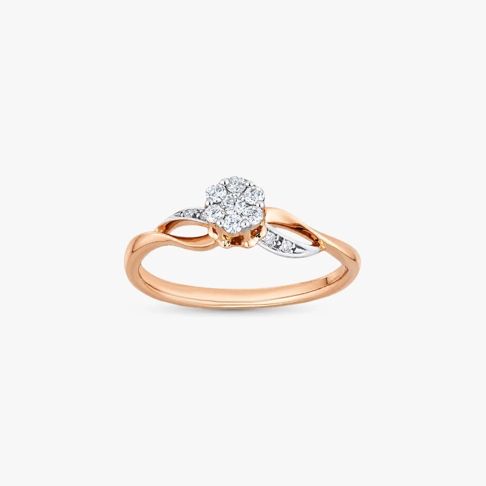 Golden Infinity Diamond Ring — image 2