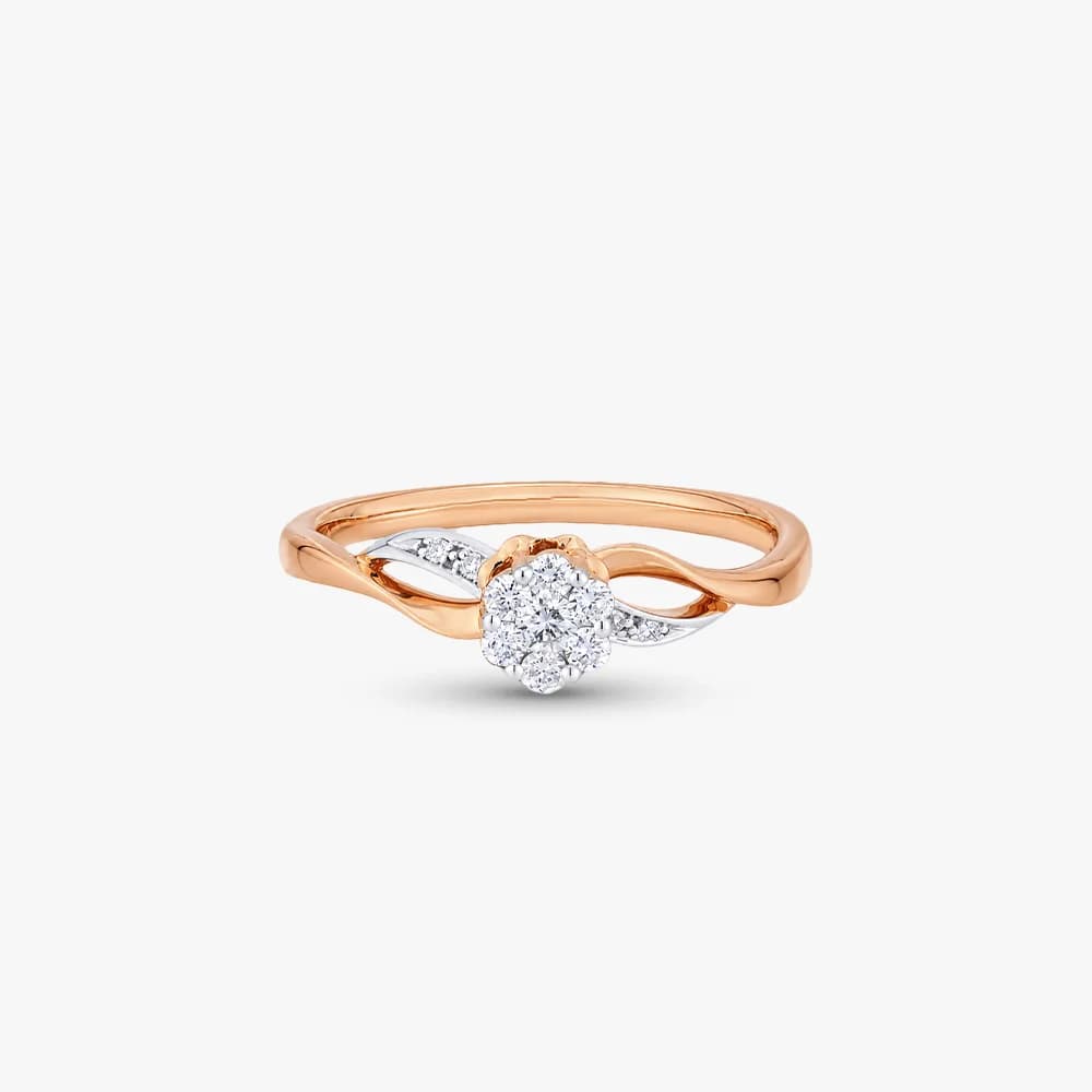 Golden Infinity Diamond Ring — image 3