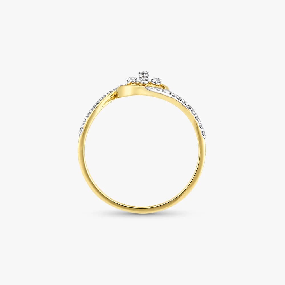 Floral Flow Diamond Ring — image 4