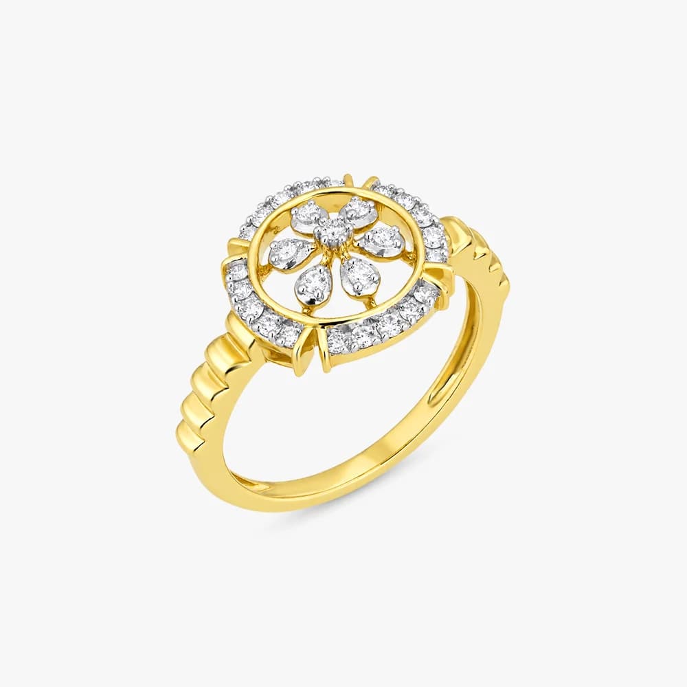 Petal Harmony Diamond Ring — image 1