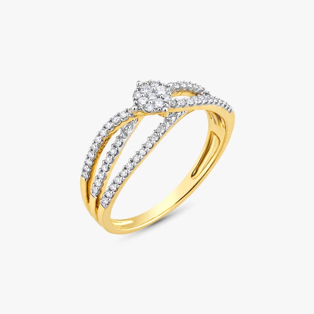 Whisper Wave Diamond Ring — image 1