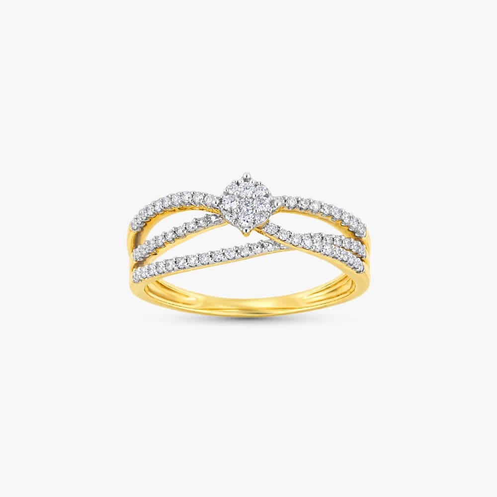 Whisper Wave Diamond Ring — image 2