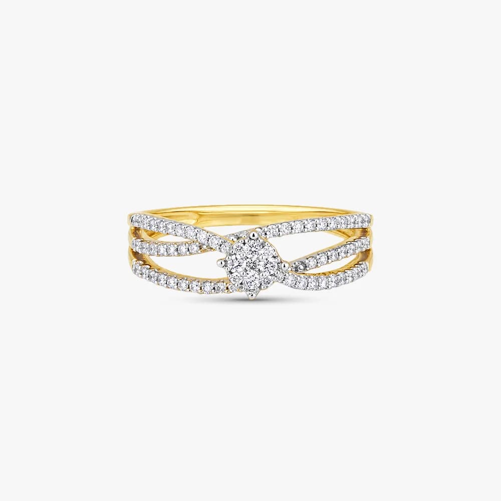 Whisper Wave Diamond Ring — image 3