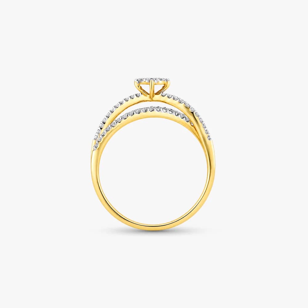 Whisper Wave Diamond Ring — image 4