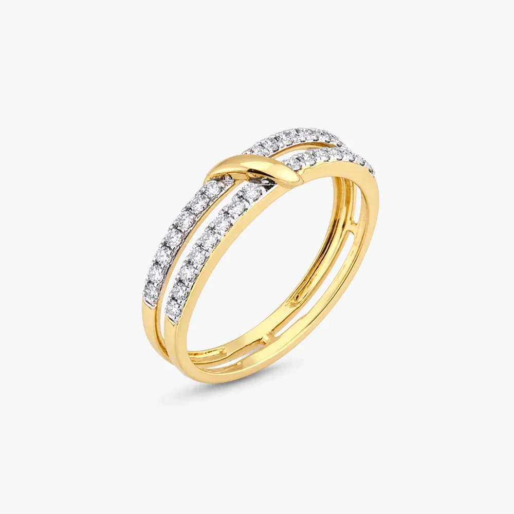 Sparkling Stack Diamond Ring — image 1