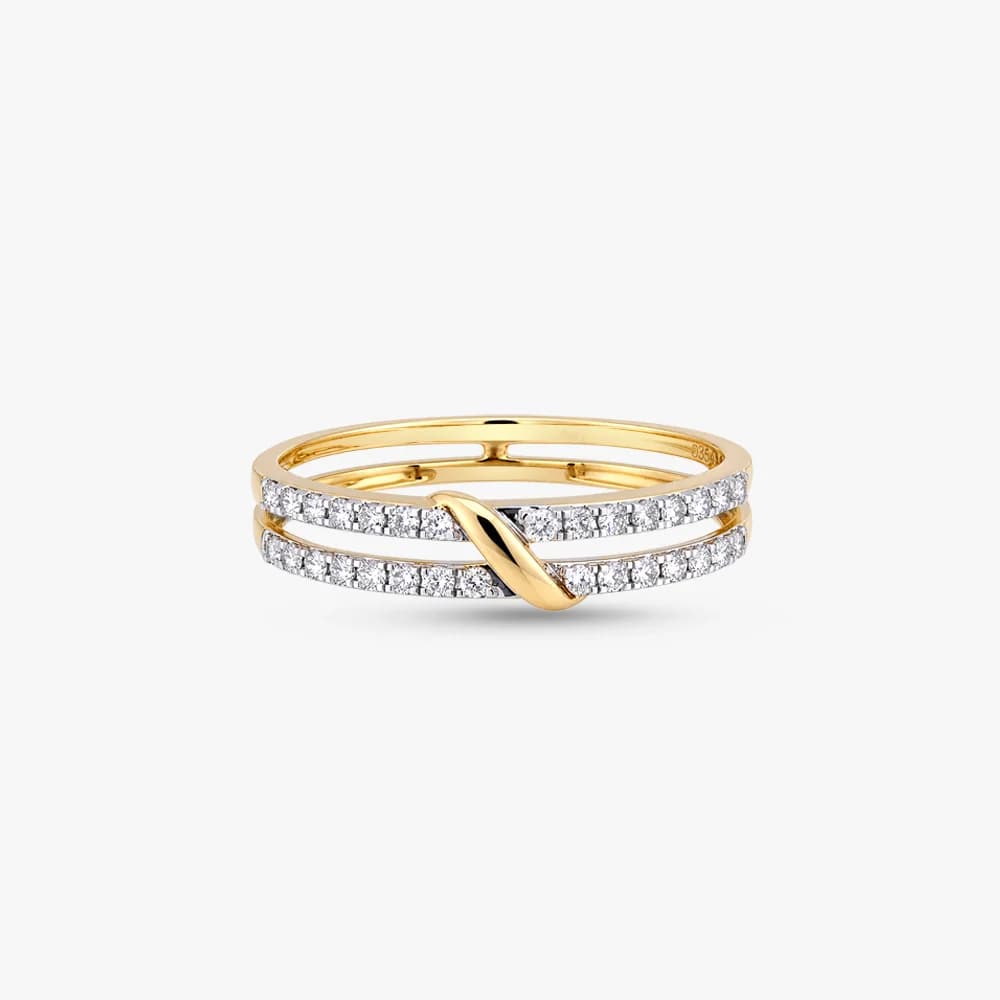 Sparkling Stack Diamond Ring — image 3