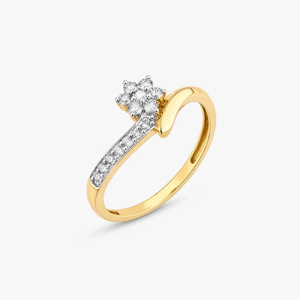 Floral Regalia Diamond Ring — image 1