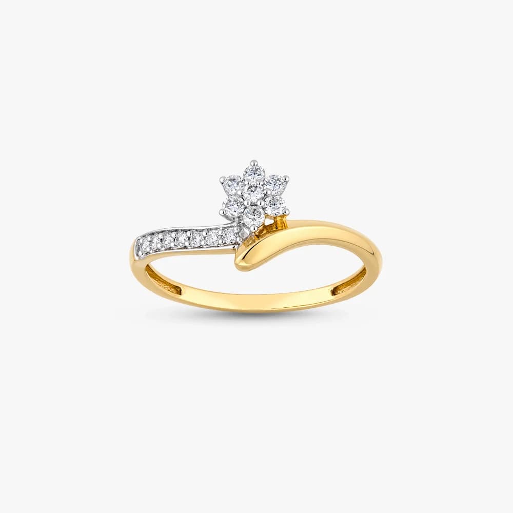 Floral Regalia Diamond Ring — image 2