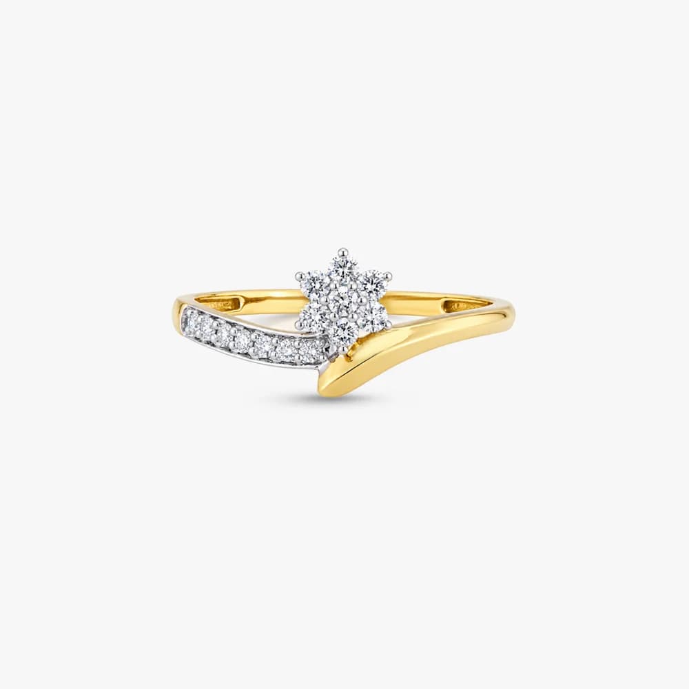 Floral Regalia Diamond Ring — image 3
