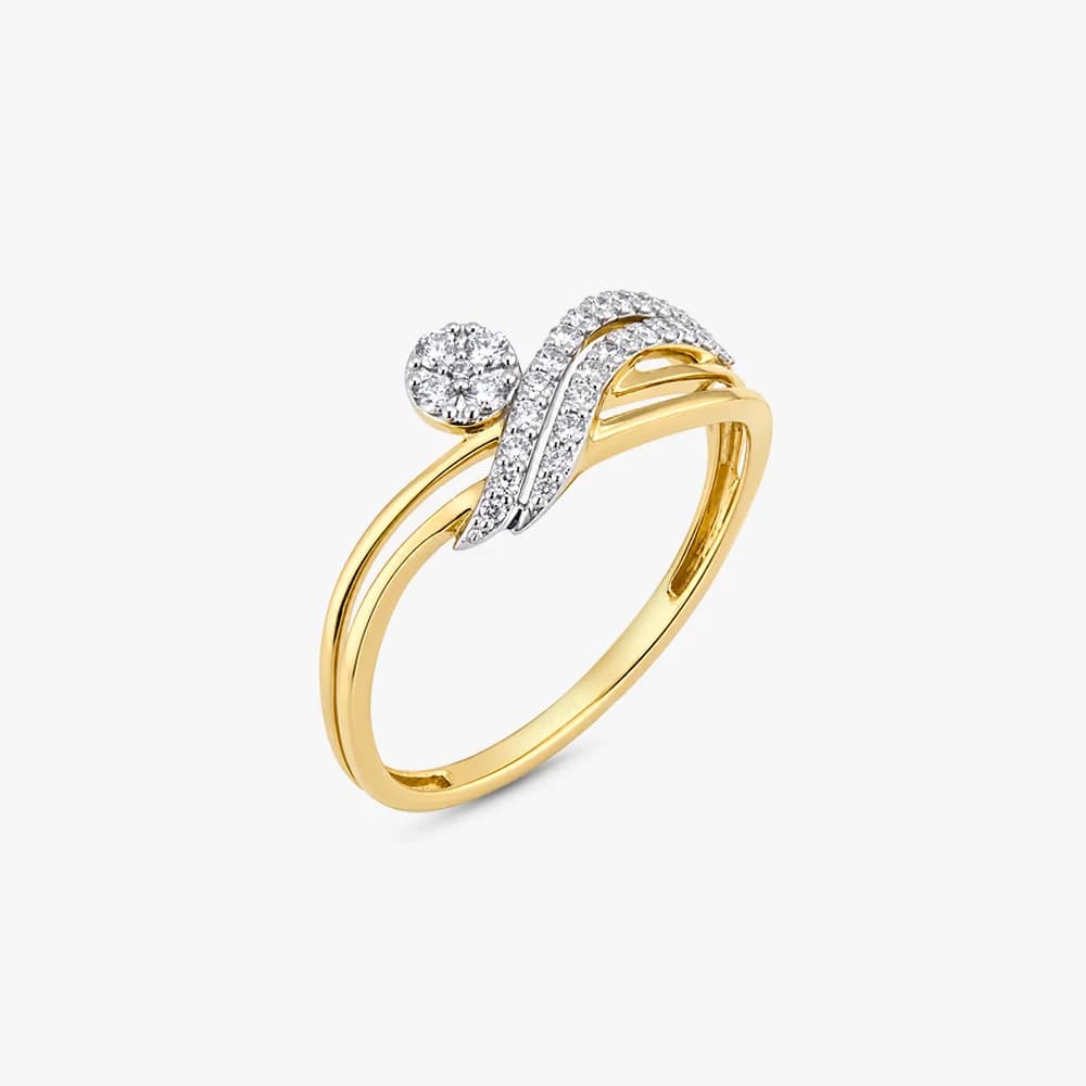 Luxe Curve Diamond Ring — image 1