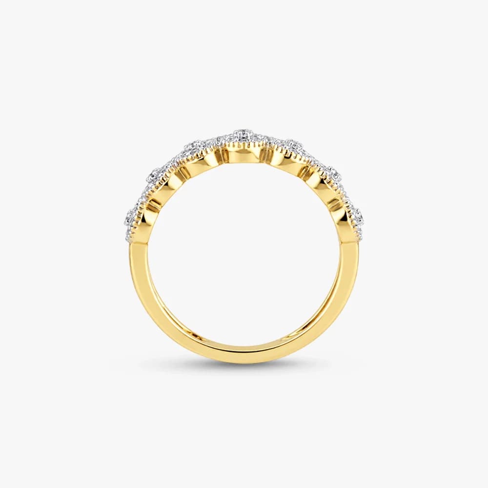 Stacked Crown Diamond Ring — image 4