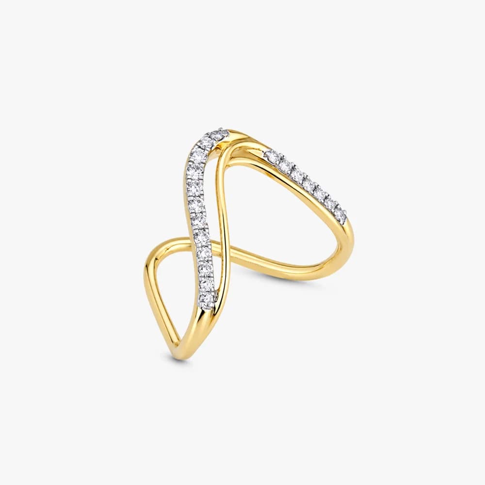 Diamond Wave Ring — image 2