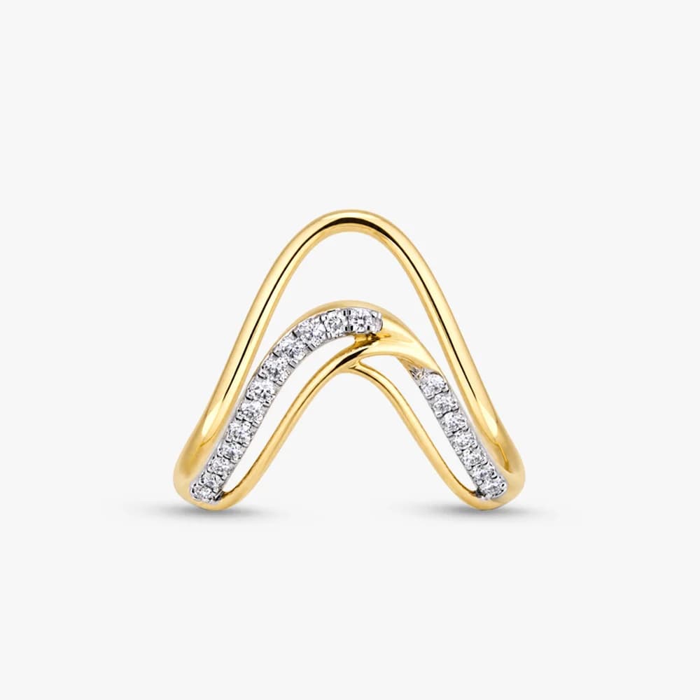 Diamond Wave Ring — image 3