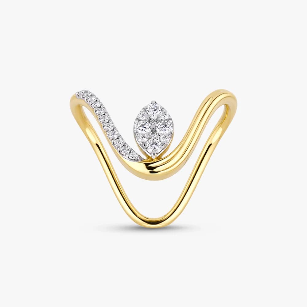 Diamond Cascade Ring — image 1