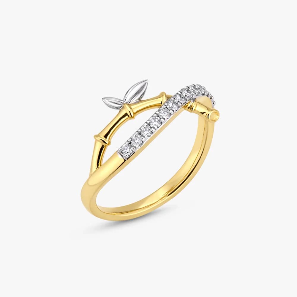 Whispering Leaves Diamond Ring — image 1