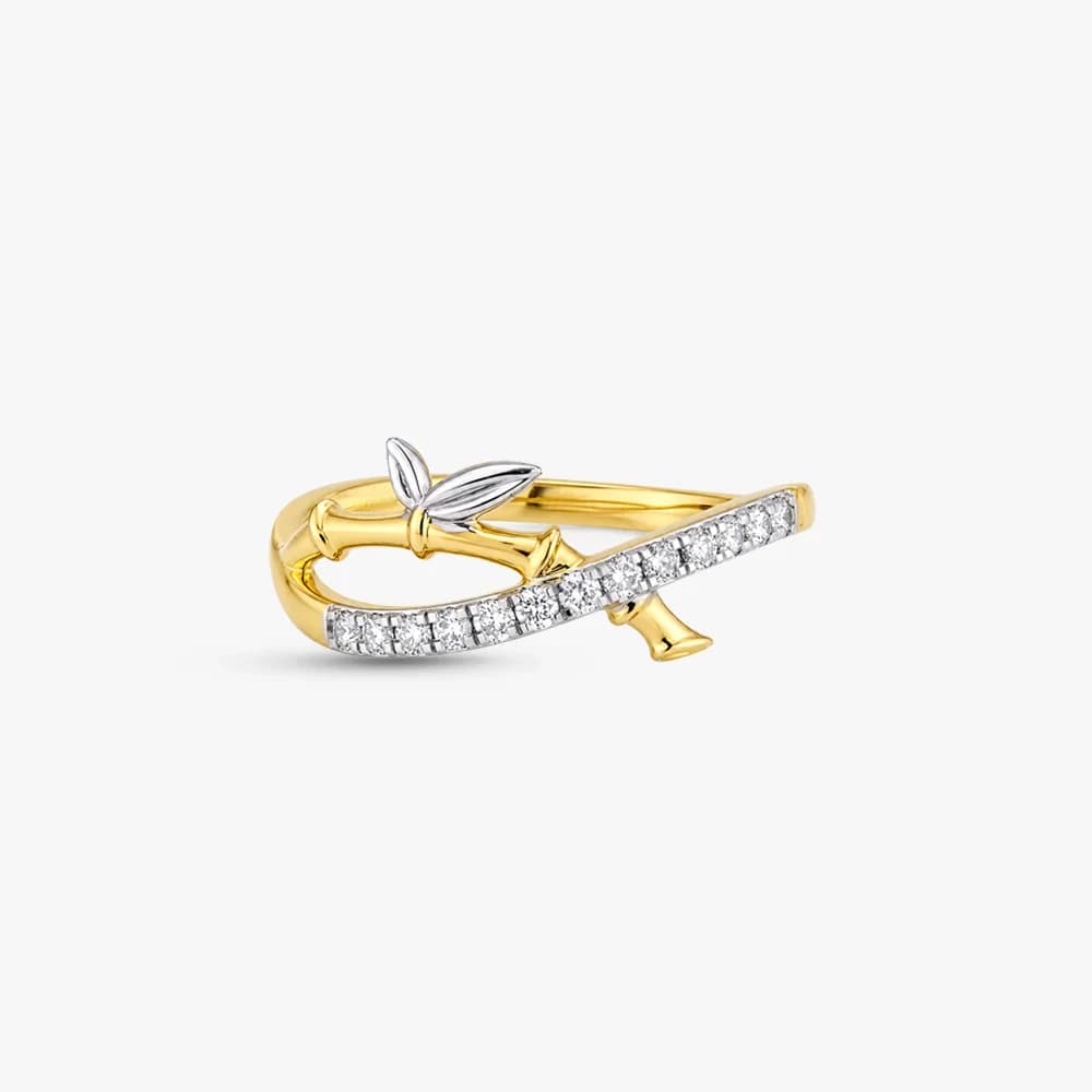 Whispering Leaves Diamond Ring — image 3