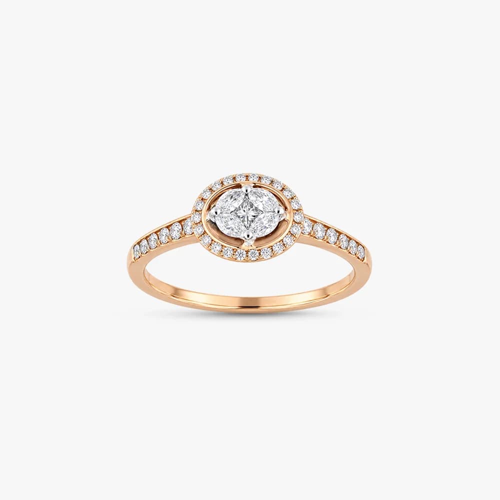 Radiant Embrace Diamond Ring — image 2