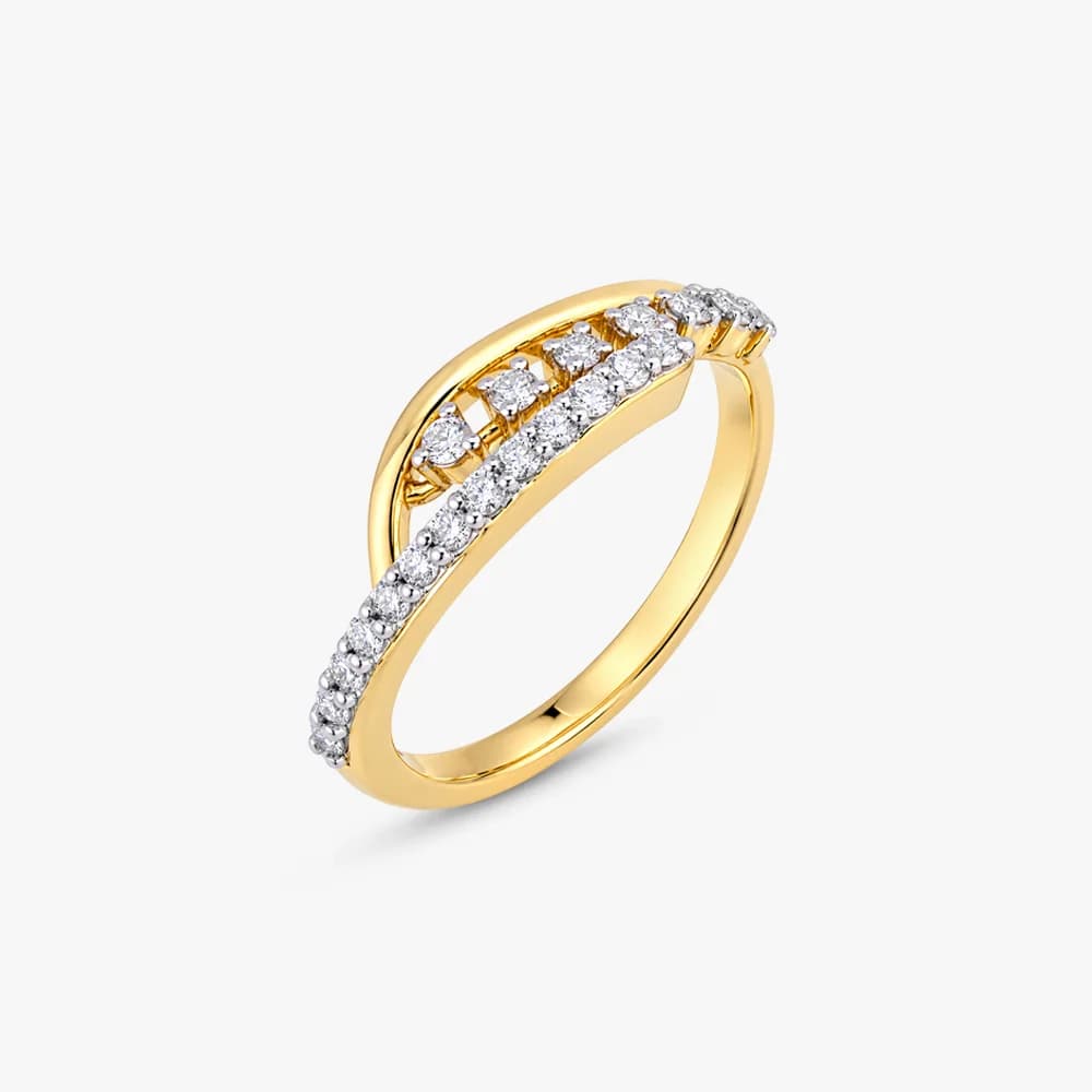 Double Row Diamond Ring — image 1