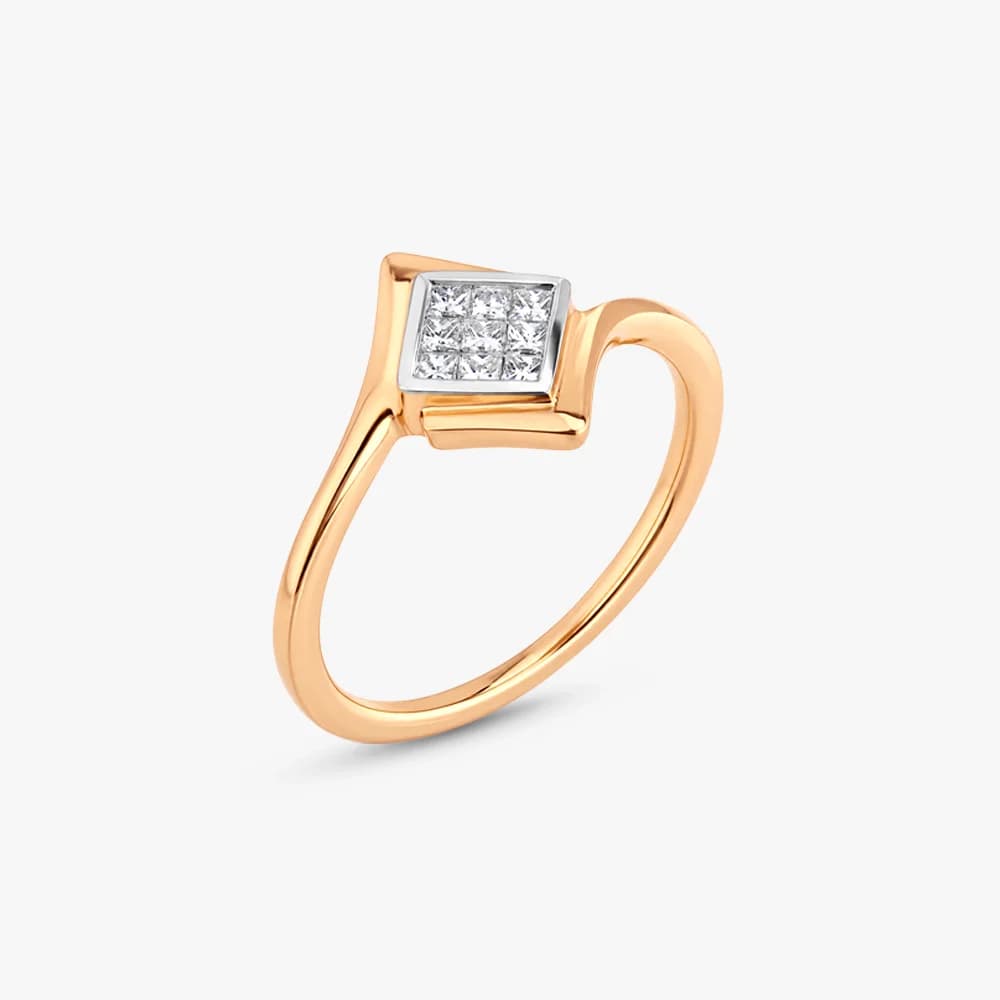 Geometric Brilliance Diamond Ring — image 1