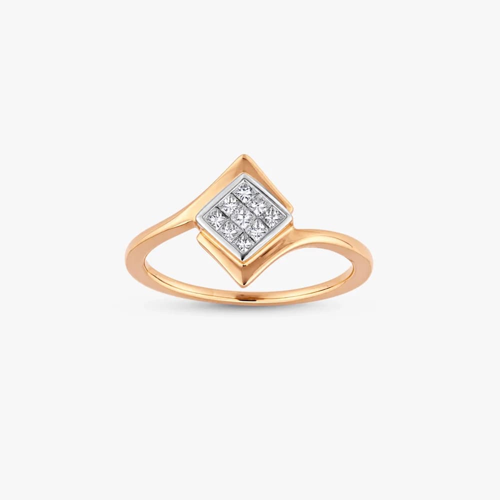 Geometric Brilliance Diamond Ring — image 2