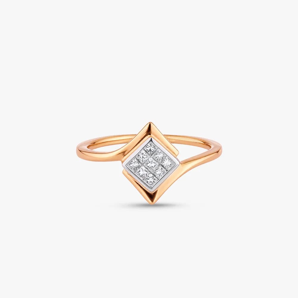 Geometric Brilliance Diamond Ring — image 3