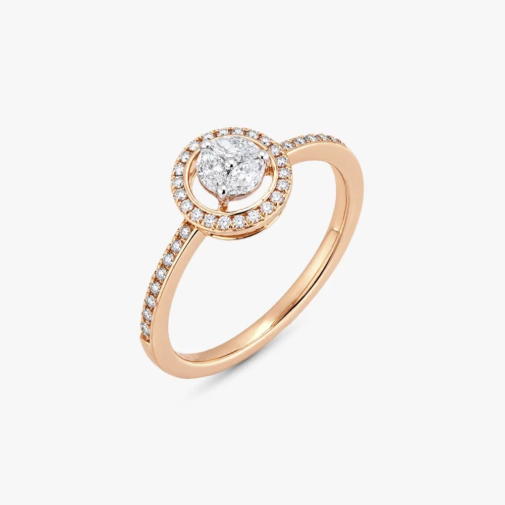 Luminous Halo Diamond Ring — image 1