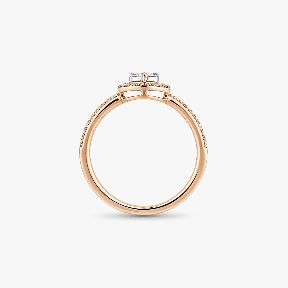 Luminous Halo Diamond Ring — image 4