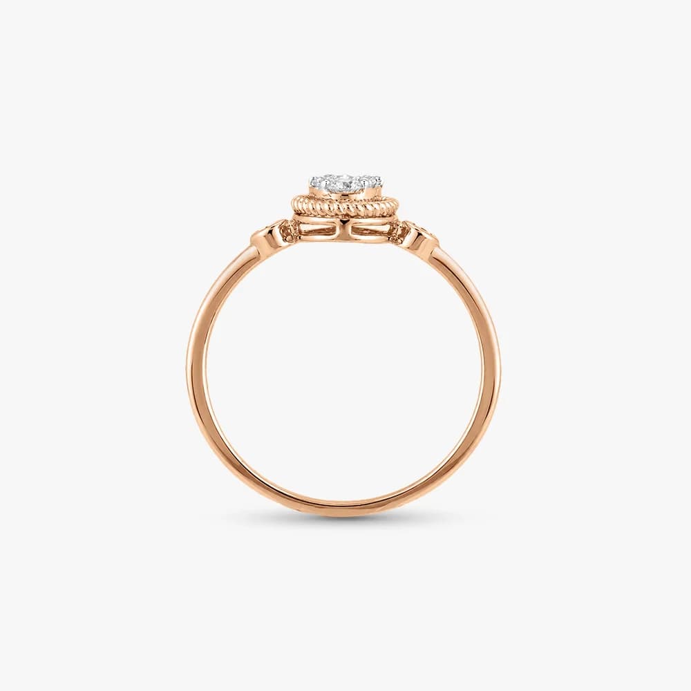 Vintage Oval Diamond Ring — image 4