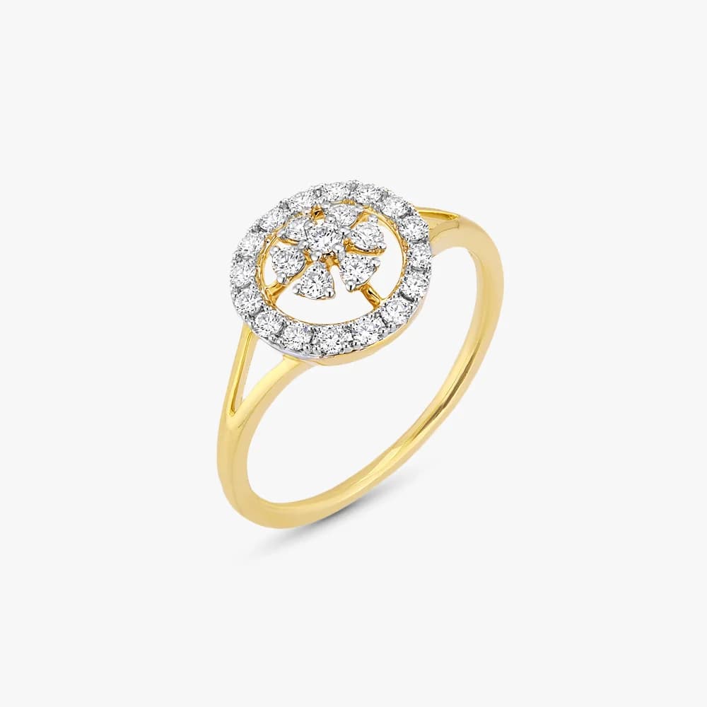 Bloom Motif Diamond Ring — image 1