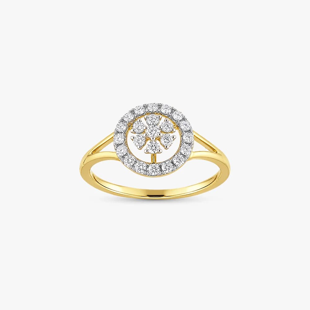 Bloom Motif Diamond Ring — image 2