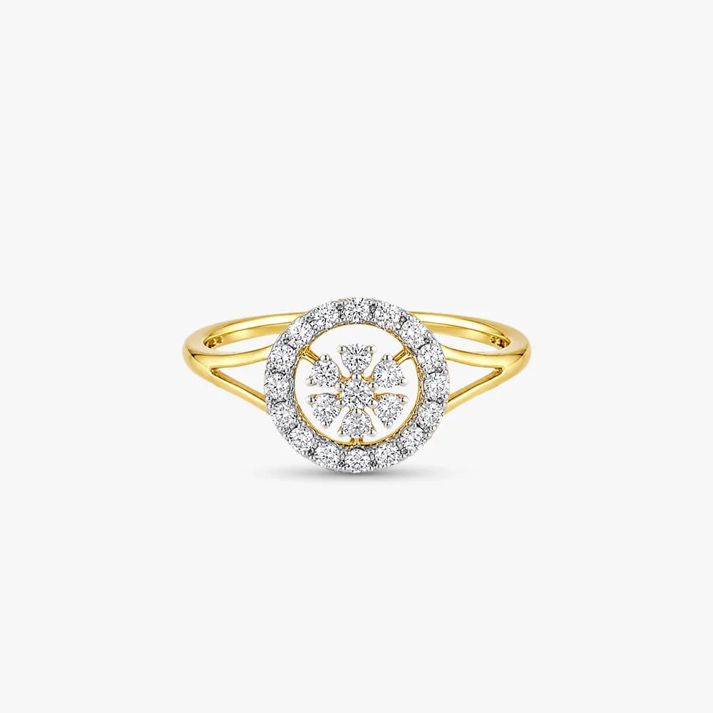Bloom Motif Diamond Ring — image 3