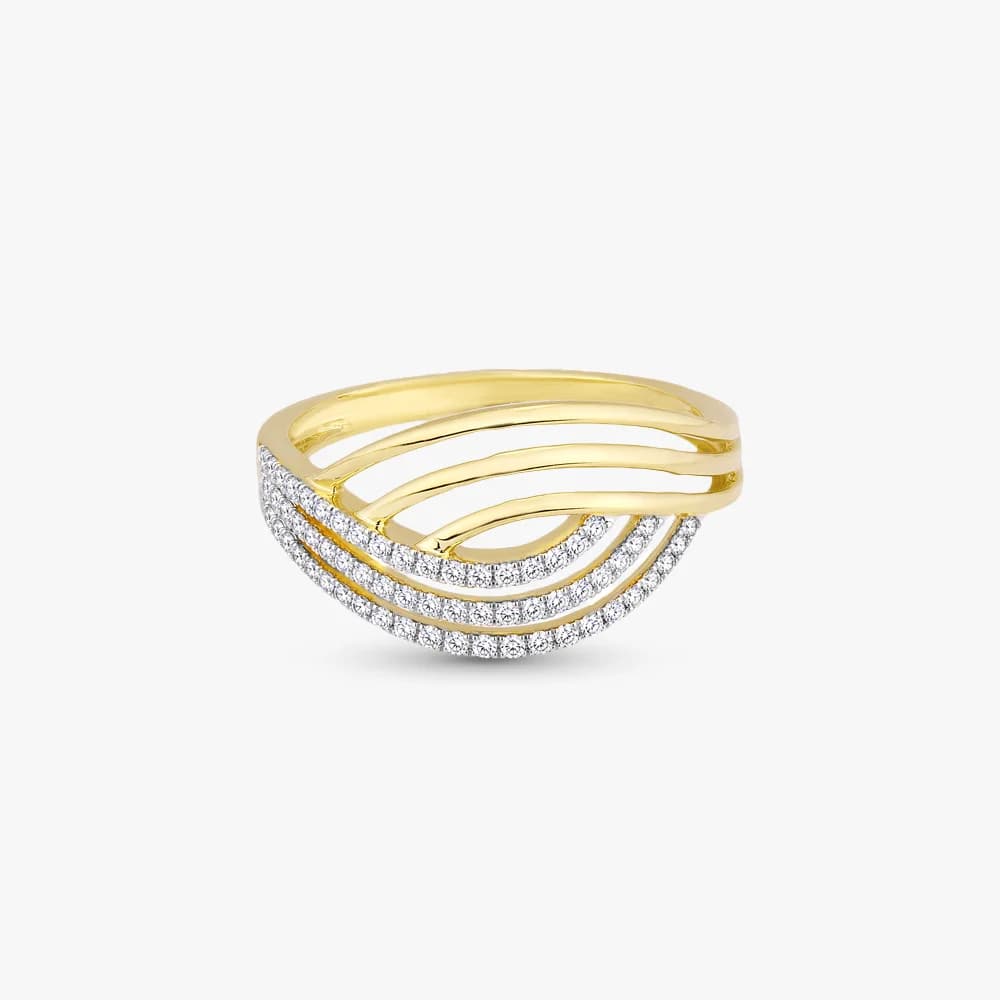 Diamond Crescendo Ring — image 3