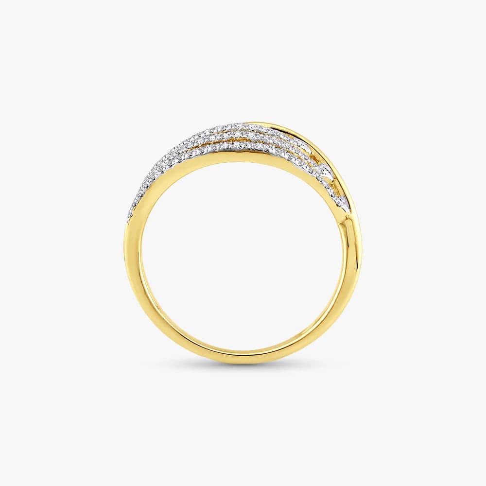 Diamond Crescendo Ring — image 4
