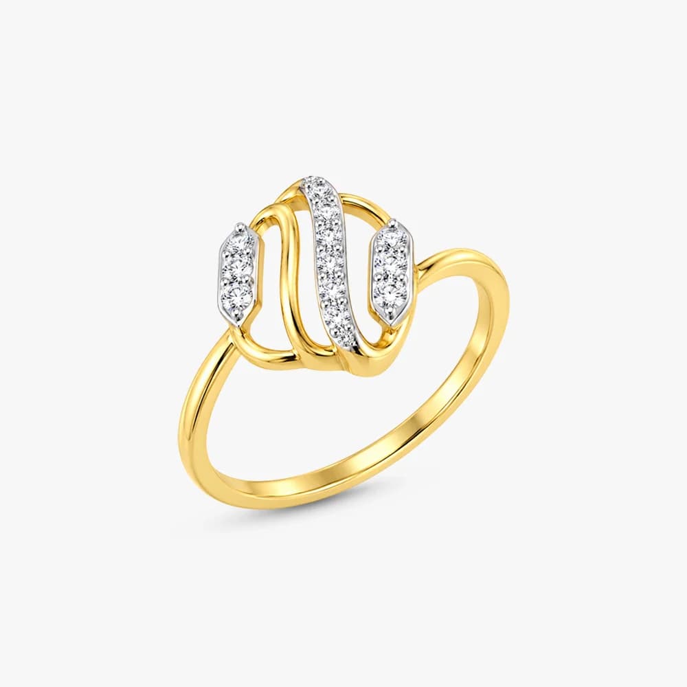 Gleaming Layers Diamond Ring — image 1