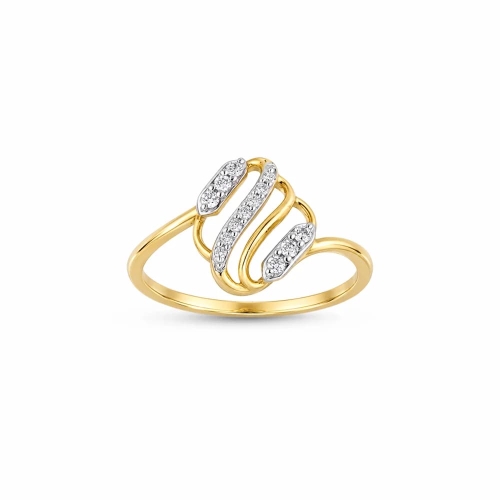 Gleaming Layers Diamond Ring — image 2