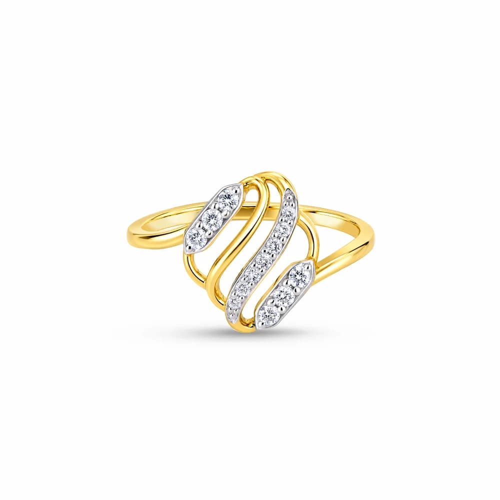 Gleaming Layers Diamond Ring — image 3
