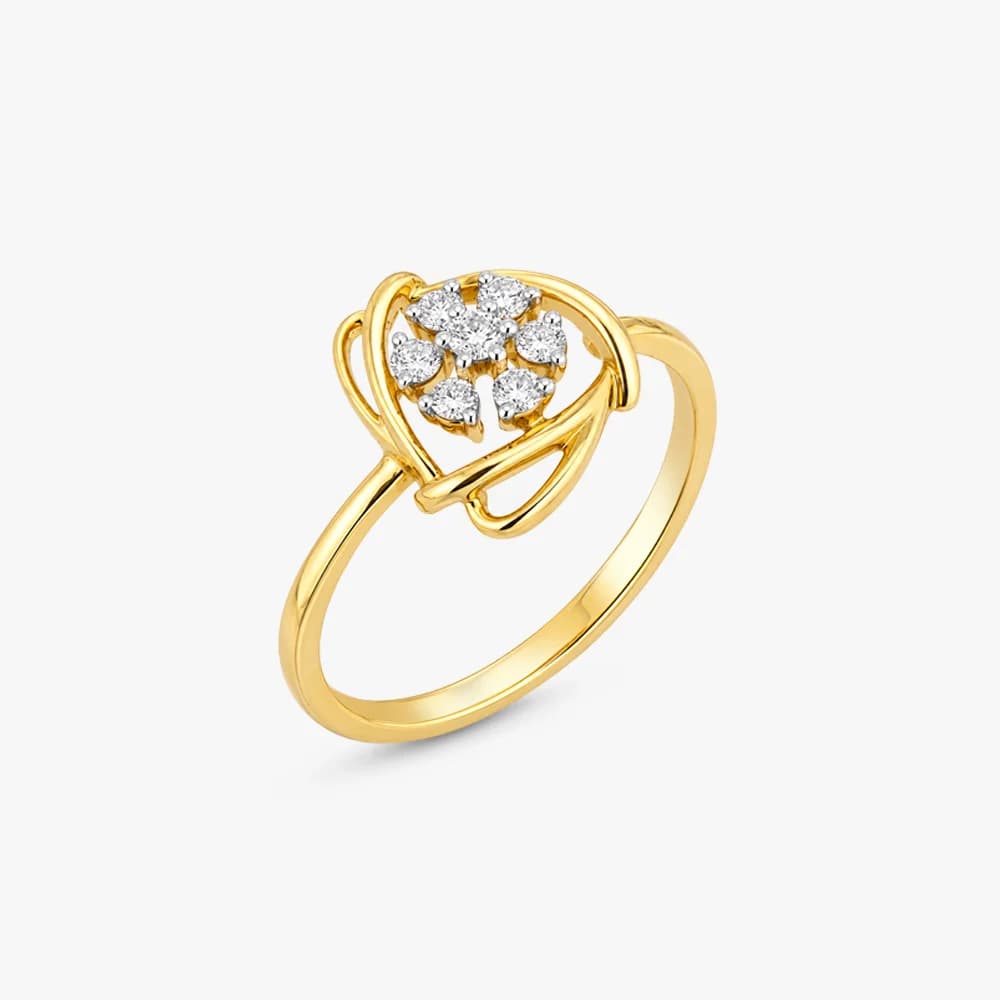 Blooming Embrace Diamond Ring — image 1