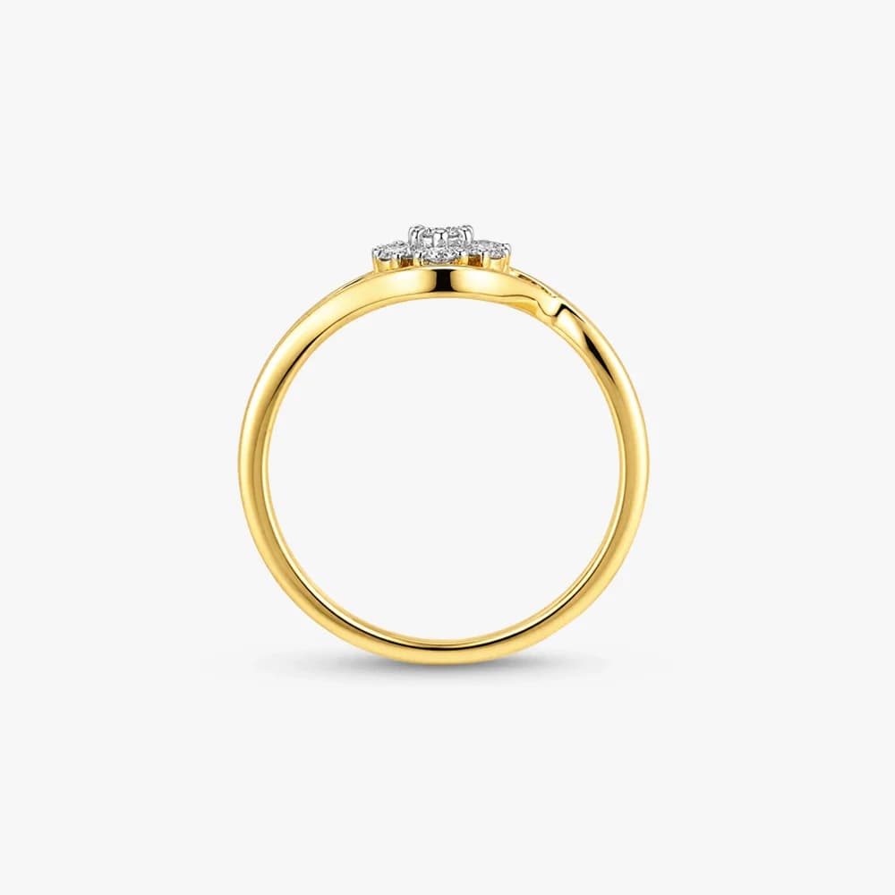 Flower Wave Diamond Ring — image 4