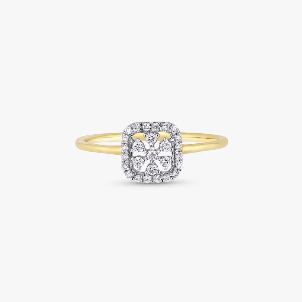 Framed Bloom Diamond Ring — image 1
