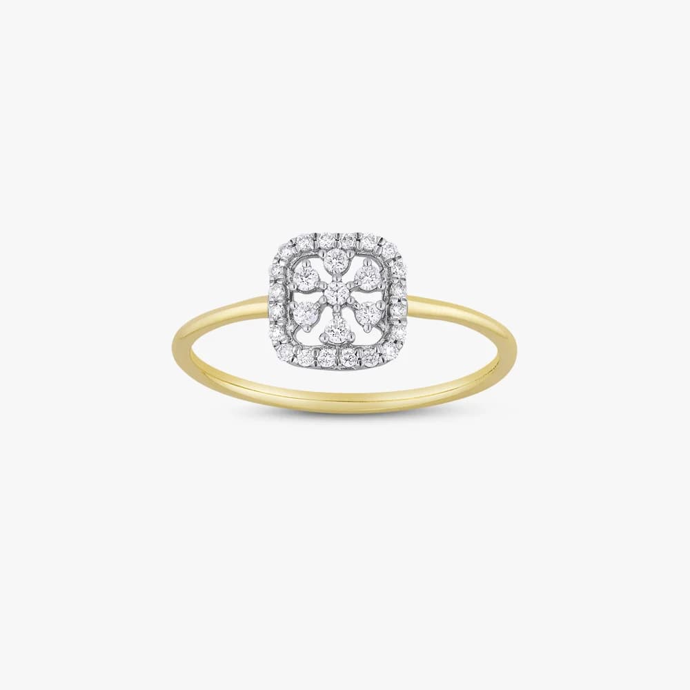 Framed Bloom Diamond Ring — image 2