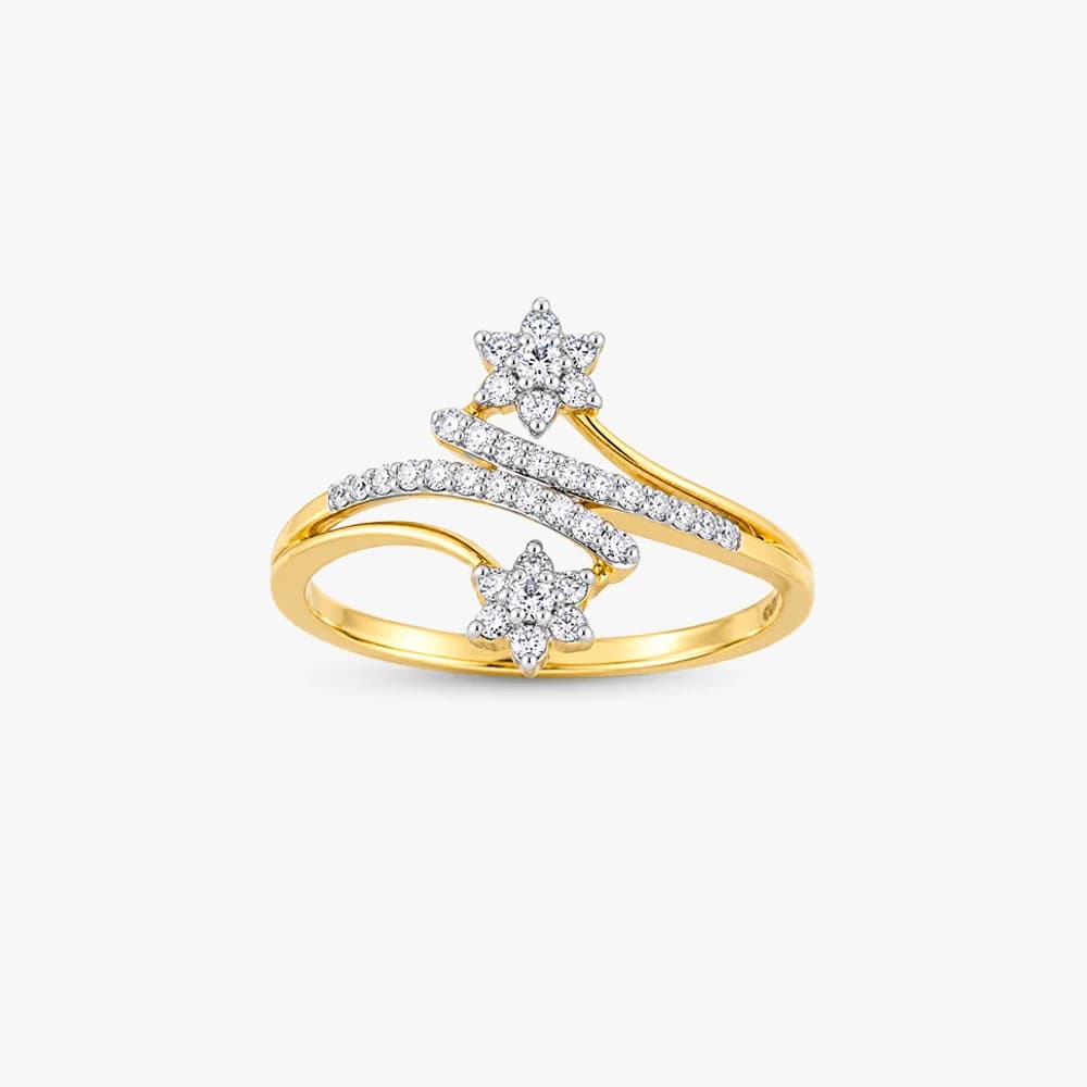 Flower Trail Diamond Ring — image 1