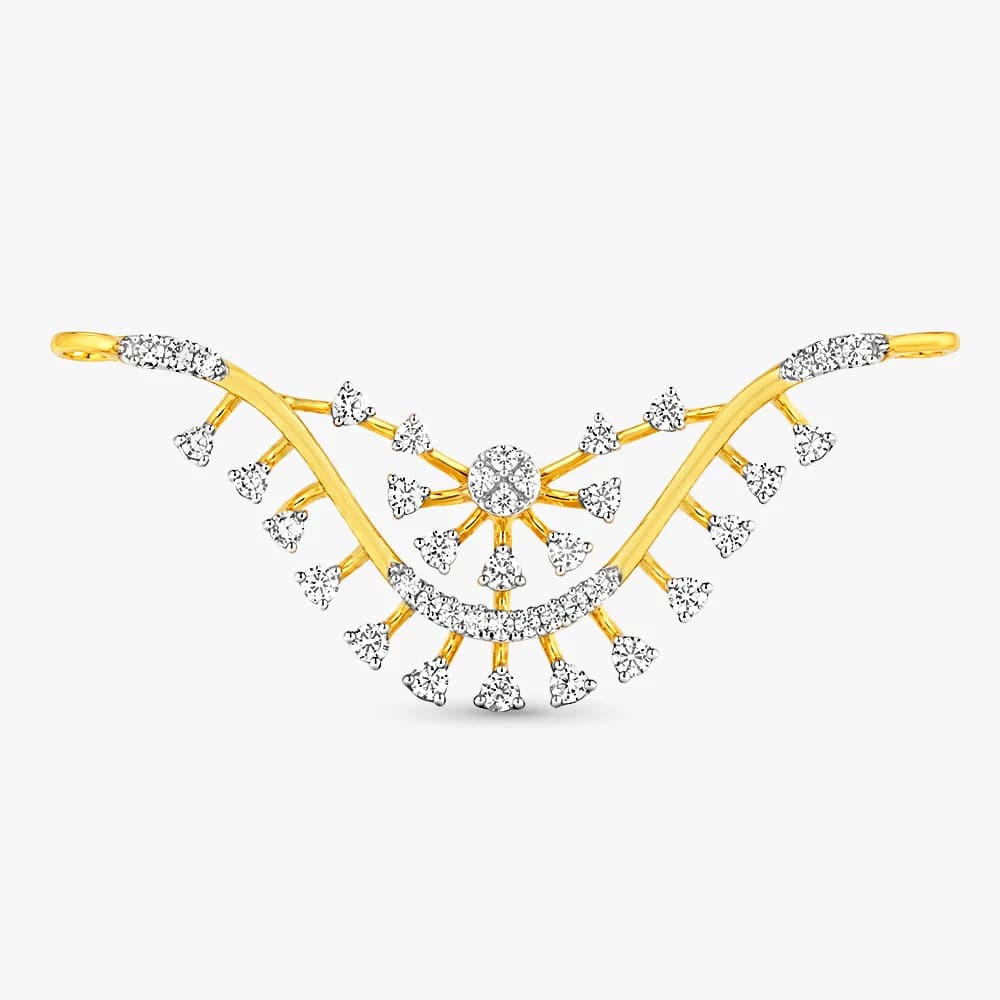 Floral Whim Diamond Tanmaniya Pendant — image 1